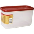 thumbnail image 6 of Rubbermaid 2168229 Racer Red 10 Cup Dry Food Plastic Storage Containers - Quantity of 2, 6 of 6