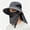Grey, variant on All-in-One Neck Gaiter Sun Hat UPF 50+ Cooling Face Cover Balaclava Mask for Men Women Hiking Running Fishing Outdoor Sports