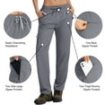 thumbnail image 5 of FEN AI Quick Dry Hiking Fishing Cargo Pants Women Athletic Joggers Workout Trousers Outdoor UPF 50+ Breathable Casual Pant Grey, 5 of 9
