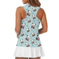 thumbnail image 5 of Whosucclay Panda Paw Prints Ladies Golf Shirt for Womens Skin Friendly Sunscreen Moisture Wicking Golf Shirts XS - 2XL, 5 of 7
