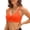 A-Orange303, variant on Womens Bikini Tops V Neck Twist Front Bathing Suit Leopard Summer Swimsuit Crop Top Stylish Beachwear
