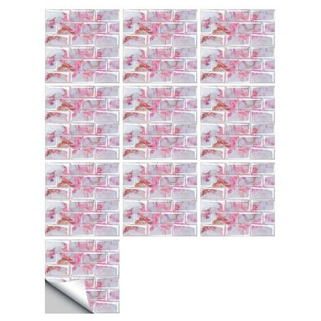 

Kitchen bathroom vanity surface decorative surface light film self adhesive tile sticker Renter Friendly Wall Decal