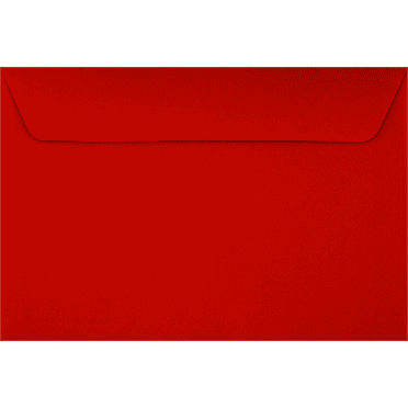 LUXPaper 6 x 9 Booklet Envelopes, Holiday Red, 250/Pack