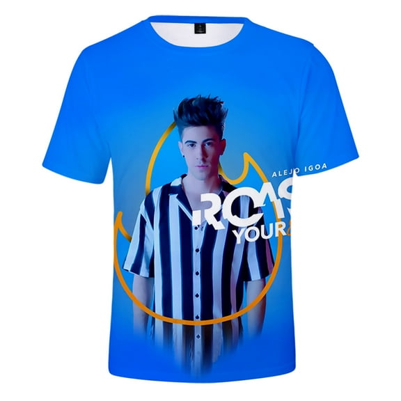 Alejo igoa 3D Short Sleeve T-shirts Women Man Casual O-neck Internet Celebrity Streetwear Fashion Unisex