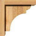 thumbnail image 3 of 6"W x 8"D x 8"H Yorktown Rough Sawn Corbel w/Backplate, Western Red Cedar, 3 of 9