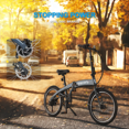 thumbnail image 2 of 20" Electric Folding Adult Bike 250W 6.6AH Dual Disc Brakes 6 Speeds 16MPH Adult Daily Commute Ebike, 2 of 7