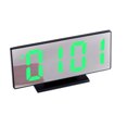 thumbnail image 1 of Reloj despertador digital Reloj con espejo LED Pantalla multifunción Mesa de luz LCD nocturna Escritorio Sistema de 12/24 horas Methold JJ25294-01B, 1 of 6
