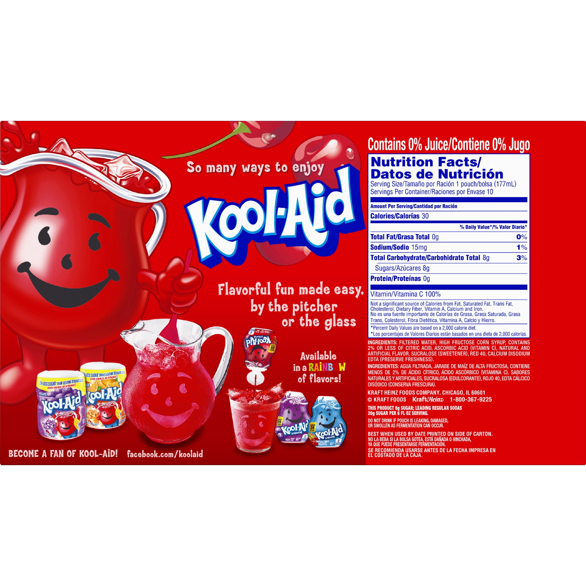 33 Kool Aid Jammers Nutrition Label Labels Database 2020