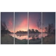 thumbnail image 2 of Purple Tinged Spring Mountains - Landscape Artwork Canvas, 2 of 3
