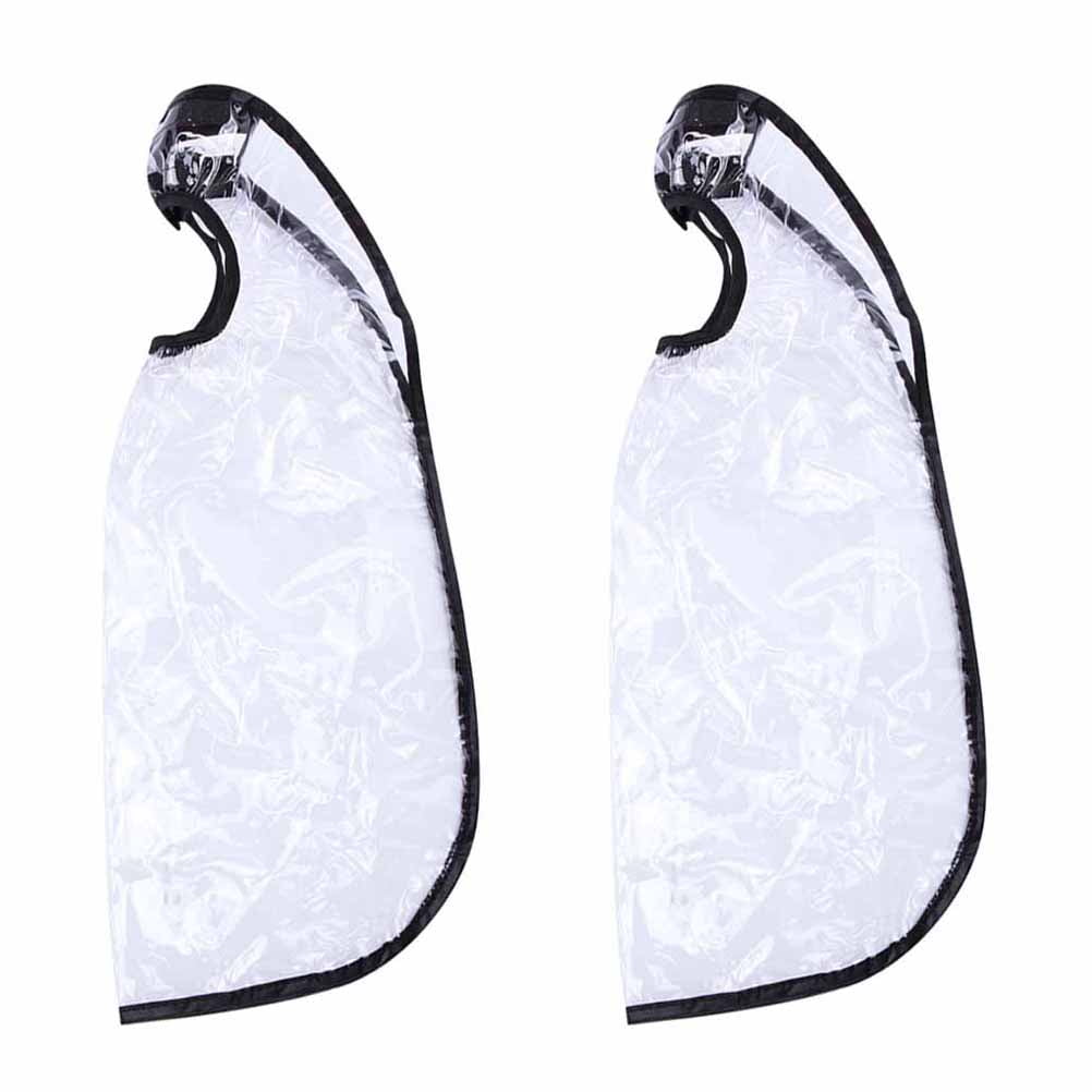 2pcs Adjustable Hair Washing Apron Hair Funnel Hair Wash Hair Treatment Hair Beauty Tool for Hair Use (White)