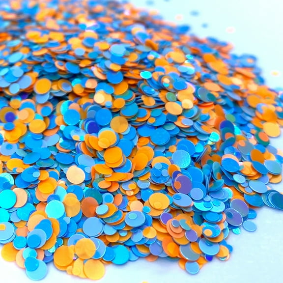 Creamsicle Dot Glitter Confetti (1oz = 28g)