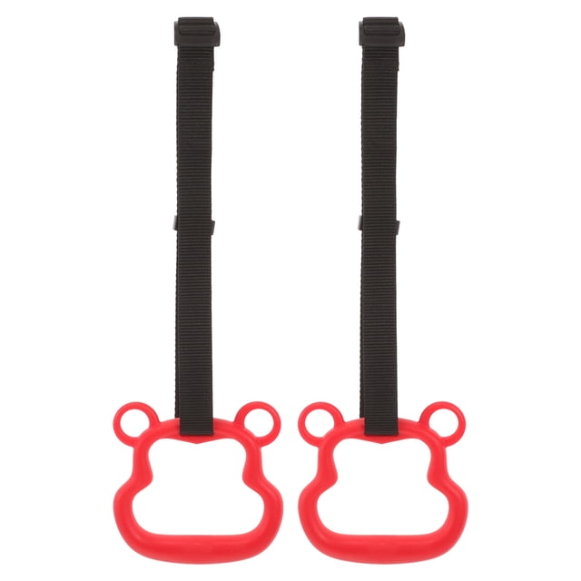 FONDOTIN 1 Pair Plastic Gymnastics Rings Adjustable For Adults With Versatile Installation In Indoor Settings