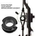 thumbnail image 4 of Compound Bow Peep Sight, 2pcs 1/4 inch Archery Peep Sight Easy Install  for Archery Black,Red,Blue, 4 of 7