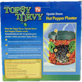 thumbnail image 2 of Topsy Turvy Red Hot Pepper Hangout Planter with Hanging Feature, 2 of 4