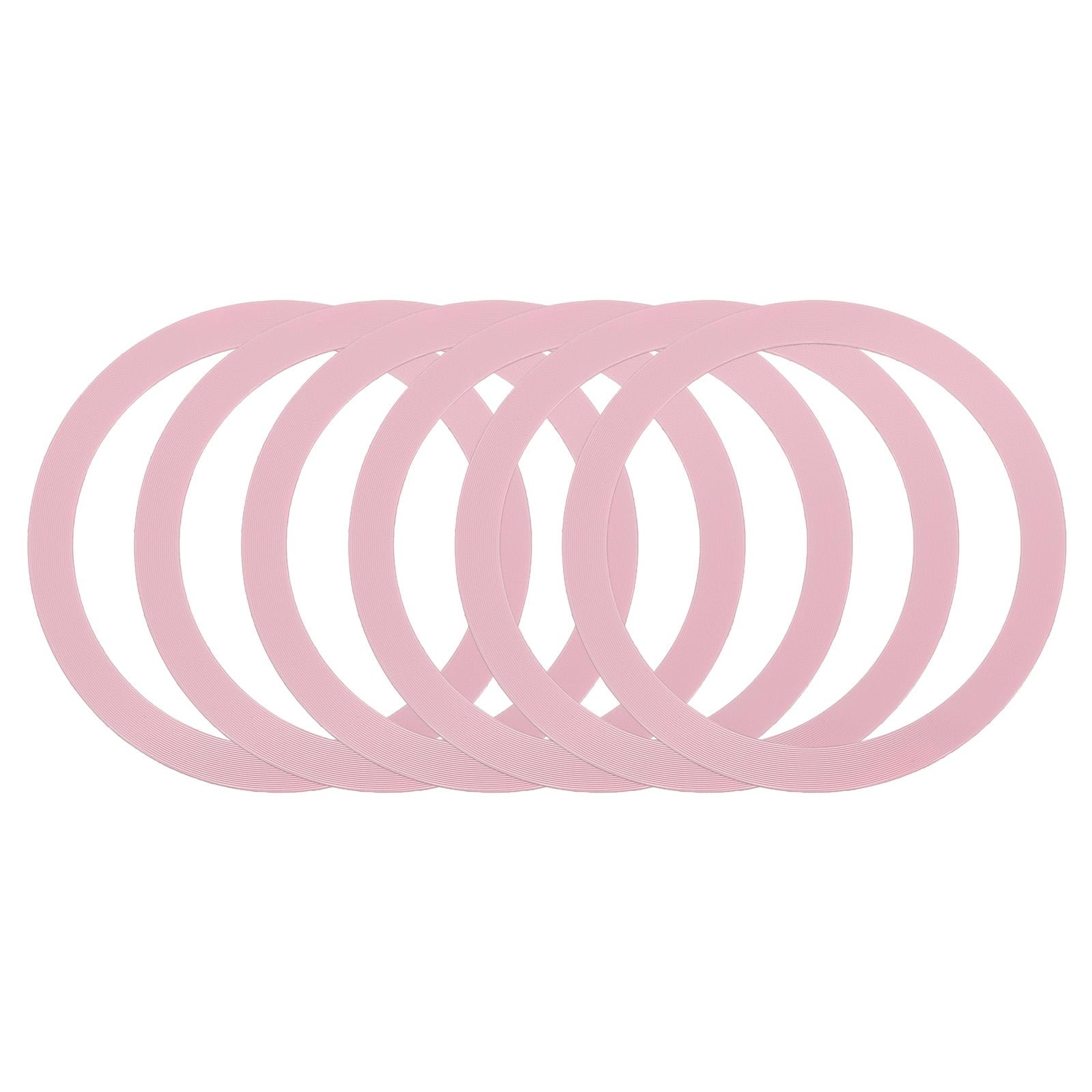 6Pcs Magnetic Adapter Ring, Magnetic Wireless Charger Conversion Kit, Pink