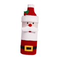 thumbnail image 4 of Funda para botella de vino navideña, accesorios, regalos de fiesta, decoración de mesa de comedor, reutilizable Papá Noel, 4 of 9