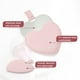 thumbnail image 4 of Espejo compacto de acero inoxidable, espejo de bolsillo irrompible en forma de corazón con bolsa de cuero de PU, mini espejo portátil para bolsa de maquillaje de viaje, para mujeres y niñas (rosa), 4 of 5
