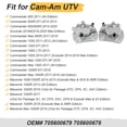 thumbnail image 2 of M MATI Front Right Left Brake Calipers for Can-Am Maverick Commander 800 800R 1000 1000R Max 2011-2020, 2 of 10
