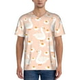 thumbnail image 4 of Haiem Hip Hop Hipster Baseball Jersey Button Down Shirts Sports Uniforms Men Women Jersey(Geese and Flower,XX-Large), 4 of 9