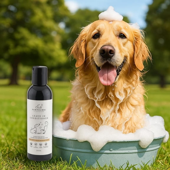 Leave in Dogs Conditioner, Natural Ingredients for Moisturizing & Detangling for Pets – 6.7 fl oz