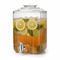 Felli 2.0 Gallon Ribbed Texture Beverage Dispenser BPA-Free Plastic