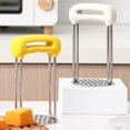 thumbnail image 6 of Potato Masher Ergonomic Handle Comfortable Grip Stainless Steel Even Mesh Hole Versatile Kitchen Tool, 6 of 7