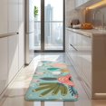 thumbnail image 4 of Pastel Pioneer Flower Pattern Kitchen Rug Mat,Kitchen Runner Rugs Non Skid Washable,Decorative Kitchen Floor Mats for Kitchen,Sink,Laundry,17"x47.2", 4 of 7