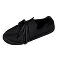 thumbnail image 6 of Womens Knit Low Top Fashion Sneakers Autumn Stretchy Lace up Slip on Walking Flats Casual Shoes, 6 of 7