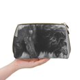 thumbnail image 4 of Naloa Heroic Lion Encounter Leather Makeup Bag for Purse Travel, Portable Small Cosmetic Organizer for Women and Girls, Make up Bag with Zipper, 4 of 8