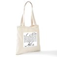 thumbnail image 6 of CafePress - I Am His Script Letters Tote Bag - Unisex Canvas Tote Bag, Beige, 1-Piece, 6 of 6