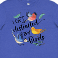 thumbnail image 4 of Inktastic I Get Distracted by Birds Youth T-Shirt, 4 of 5