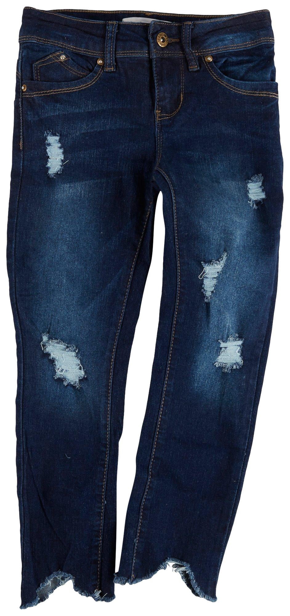 Hem Denim Jeans 14 Dark denim blue 