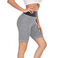thumbnail image 2 of Women High Waist Yoga Five Point Pants Premium Tummy Control Bike Pants Running Athletic Spandex Leggings, 2 of 8
