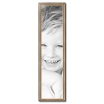 ArtToFrames 11" x 46" Anique Silver Picture Frame, 11x46 inch Silver Wood Poster Frame (WOM-4964)