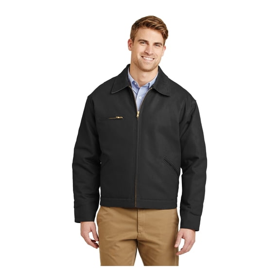 CornerStone Unisex Duck Cloth Work Jacket | Zip Up Outerwear for Men & Women, Durable Construction, Multiple Pockets