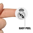 thumbnail image 4 of Real Madrid FC Crest Black and White Planner Calendar Scrapbooking Crafting Stickers - 50 1" Opaque Stickers, 4 of 6