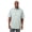 Blue Yellow Stripe, variant on Men's Big & Tall Wrinkle-Resistant Short Sleeve Button Down