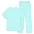 thumbnail image 6 of YOUYEDIAN Mens Scrubs Set Stretch Nursing Uniform Vneck Short Sleeve Scrubs & Yoga Jogger with Pockets Athletic Scrubs Sets Cyan XXL, 6 of 7