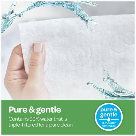 Huggies Natural Care Sensitive Baby Wipes, Unscented, 3 Refill Packs (528 Wipes Total)