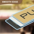 thumbnail image 4 of 2Set Push Pull Door Stickers, 4.7in Push and Pull Signs Plate Acrylic Vertical Self-Adhesive for Doors Glass Window Business Stores, Rectangle, Green, 4 of 6