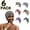 6 Pack Color B, variant on Phogary 6 Pack African Head Wrap Headbands for Women Turbans Hair Wraps Pre-Tied Pattern Bonnet Turban Knot Beanie Cover Hat