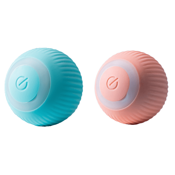 Pelota Interactiva Automática Pipihome Para Gatos Y Perros – 360° Rodante, Con Evitación De Obstáculos, 3 Modos Y Carga USB, Rojo