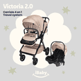 thumbnail image 2 of Carriola Travel System Mango Reversible IBaby Victoria BLGD beige, 2 of 10
