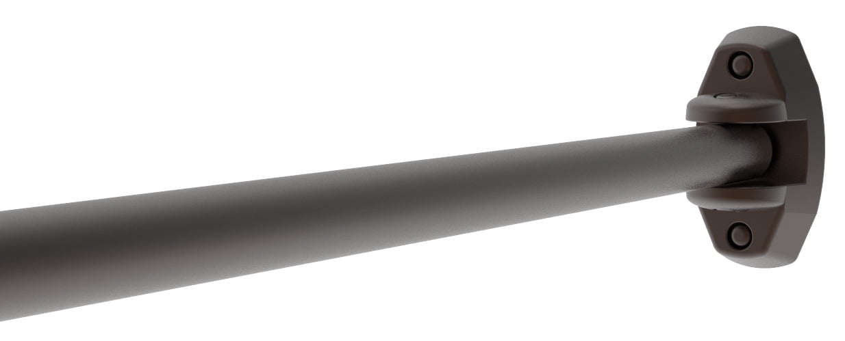 CRL ASR10RB Oil Rubbed Bronze Curved Adjustable Wall Mount Shower Rod