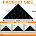 thumbnail image 4 of Rug Grippers, 12-Pcs Non Slip Tape Reusable Washable Carpet Hardwood Floor Area Rugs Tile Pad Grippers Keep Corners Flat, 4 of 7