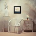 thumbnail image 4 of Coulter, Cynthia 12x12 Black Modern Framed Museum Art Print Titled - Paris Poppies Blue Trim II, 4 of 5