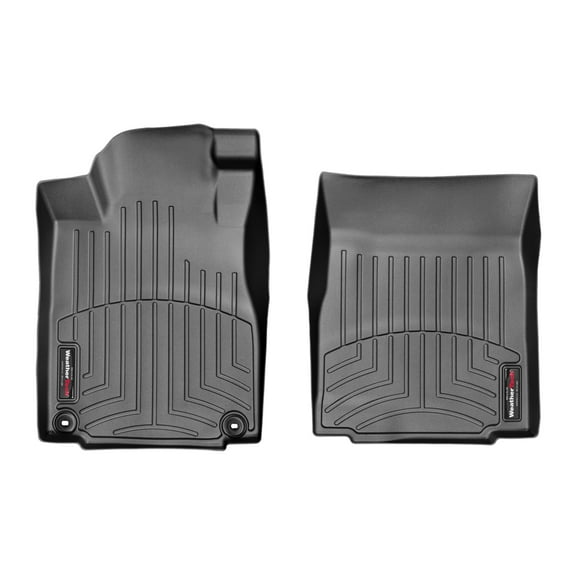 WeatherTech Custom Fit FloorLiners compatible with 2012-2016 Honda CR-V - 1st Row (Driver & Passenger), Black