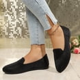 thumbnail image 6 of Black Ladies Cloth Solid Color Flat Shoes Round Toe Slip On 2026 Summer Breathable Casual Lightweight Comfortable, 6 of 9