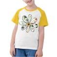 thumbnail image 3 of RXIRUCGD 2025 Vêtements d'Été pour Enfants Tout-Petits Garçons Filles Mode Mignon Col Rond Imprimé Manches Courtes Haut, 3 of 7