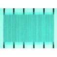 thumbnail image 1 of Ahgly Company Machine Washable Indoor Rectangle Abstract Turquoise Blue Contemporary Area Rugs, 7' x 9', 1 of 4